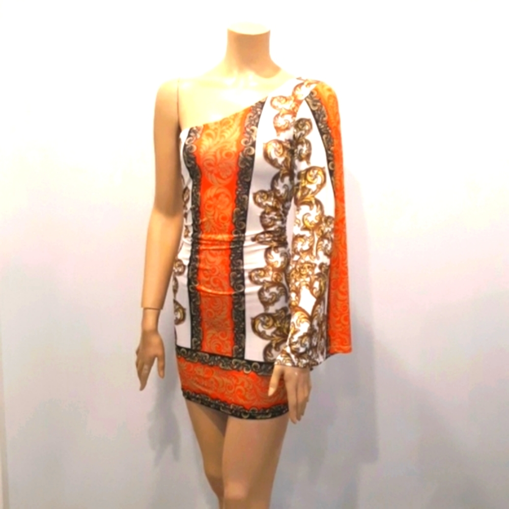 Arden B 1 bell sleeve bodycon mini dress XS - Picture 4 of 8